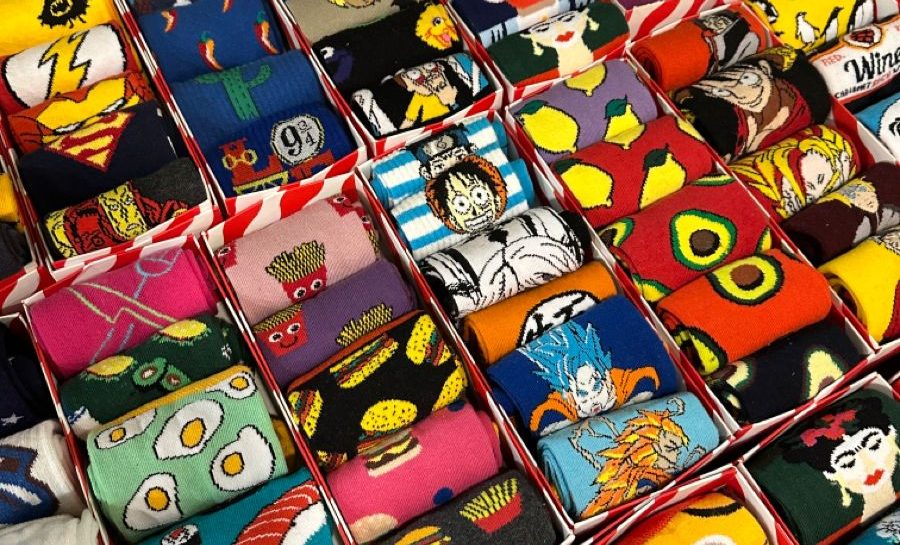 купить носки с принтами